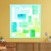 Mod Chalk Nod Canvas Afdruk (Insitu (Woonkamer))