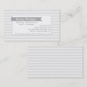 Mod Chevron Stripes Visitekaartje (Voorkant / Achterkant)