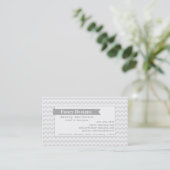 Mod Chevron Stripes Visitekaartje (Staand voorkant)