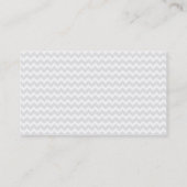 Mod Chevron Stripes Visitekaartje (Achterkant)
