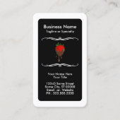 mod chocolade-aardbei klantenkaartje (Voorkant)