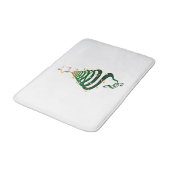 * MOD CHRISTMAS TREE BATH MAT* MATCHING ACCESSOIRE BADMAT (Gekanteld)