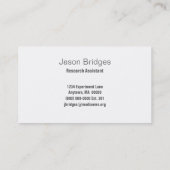 Mod Circles Visitekaartje, grijs Visitekaartje (Achterkant)