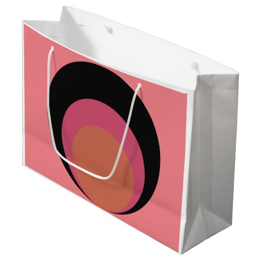 Mod-cirkels Groot Cadeauzakje (Voorkant Gekanteld)