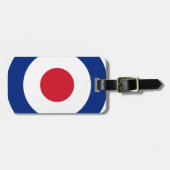 Mod - Classic Roundel - Bullseye Archery Target Bagagelabel (Voorkant horizontaal)