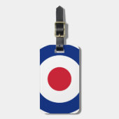 Mod - Classic Roundel - Bullseye Archery Target Bagagelabel (Voorkant verticaal)
