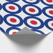 Mod - Classic Roundel - Bullseye Archery Target Cadeaupapier (Hoek)