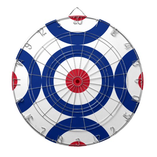 Mod - Classic Roundel - Bullseye Archery Target Dartbord (Voorkant)