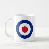 Mod - Classic Roundel - Bullseye Archery Target Koffiemok (Links)