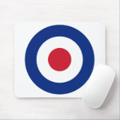 Mod - Classic Roundel - Bullseye Archery Target Muismat (Met muis)