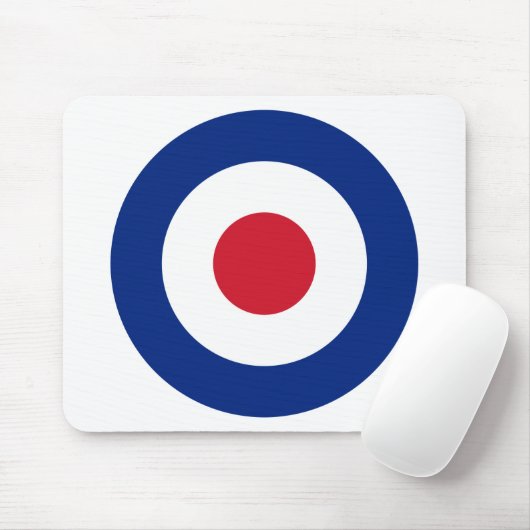 Mod - Classic Roundel - Bullseye Archery Target Muismat (Met muis)