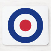 Mod - Classic Roundel - Bullseye Archery Target Muismat (Voorkant)