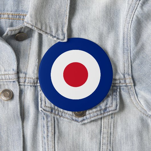 Mod - Classic Roundel - Bullseye Archery Target Ronde Button 4,0 Cm (In situ)
