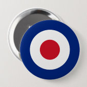 Mod - Classic Roundel - Bullseye Archery Target Ronde Button 4,0 Cm (Voorkant /achterkant)