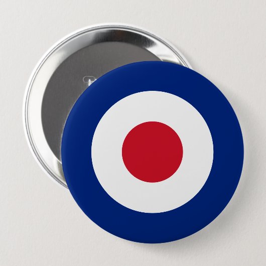 Mod - Classic Roundel - Bullseye Archery Target Ronde Button 4,0 Cm (Voorkant /achterkant)