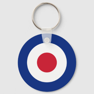 Mod - Classic Roundel - Bullseye Archery Target Sleutelhanger