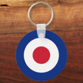 Mod - Classic Roundel - Bullseye Archery Target Sleutelhanger (Voorkant)