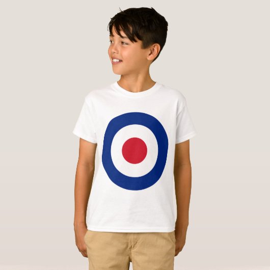 Mod - Classic Roundel - Bullseye Archery Target T-shirt (Voorkant volledig)