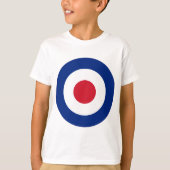 Mod - Classic Roundel - Bullseye Archery Target T-shirt (Voorkant)