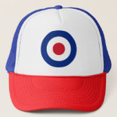 Mod - Classic Roundel - Bullseye Archery Target Trucker Pet (Voorkant)