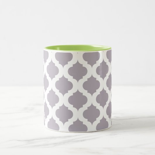 Mod Coffee Mok in Paars en groen (Center)