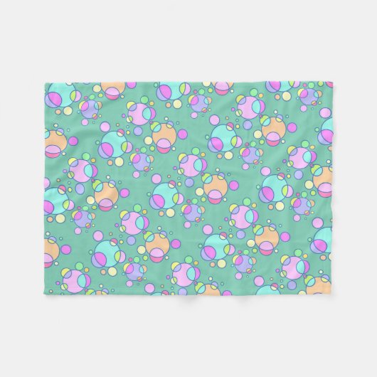 Mod Cosmic Fleece Blanket Deken (Voorkant (Horizontaal))