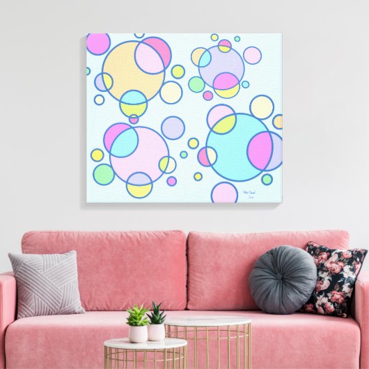 Mod Cosmic op canvas (Insitu (Woonkamer))