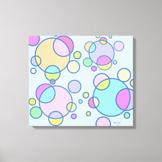 Mod Cosmic op canvas Afdruk (Voorkant)