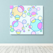 Mod Cosmic op canvas Afdruk (Insitu (Houten vloer))