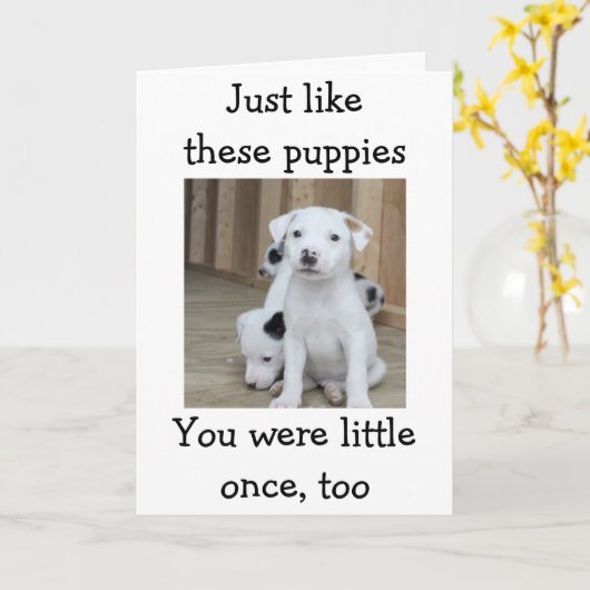 MOD/DAD ****DRUKTEN** KAART (Gele Bloem)