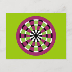Mod Dartboard Briefkaart