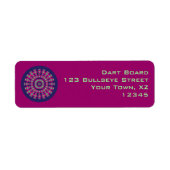 Mod Dartboard Etiket (Voorkant)