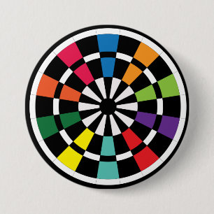 Mod Dartboard Ronde Button 7,6 Cm