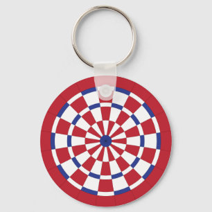 Mod Dartboard Sleutelhanger