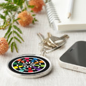 Mod Dartboard Sleutelhanger (Zijkant)