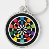 Mod Dartboard Sleutelhanger (Voorkant)