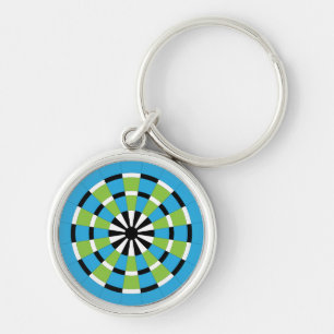 Mod Dartboard Sleutelhanger