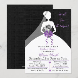 Mod de keuken van het Vrijgezellenfeest invite Kaart