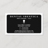 mod dentaal visitekaartje (Achterkant)