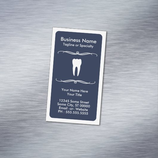 Mod Dentist Magnetic Magnetisch Visitekaartje (Voorbeeld)