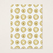 Mod Designer Gold Circles die DisplayCard verdiene Visitekaartje (Achterkant)