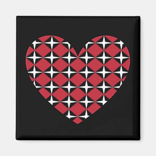 Mod Diamond Heart Magneet (Voorkant)