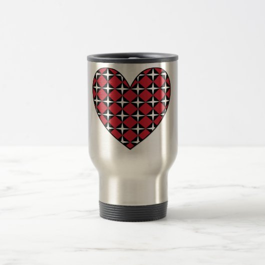 Mod Diamond Heart Reisbeker (Center)