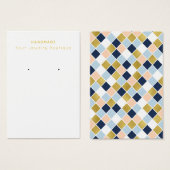 Mod Diamond Squares Verdien beeldschermkaarten Visitekaartje (Voorkant /achterkant)