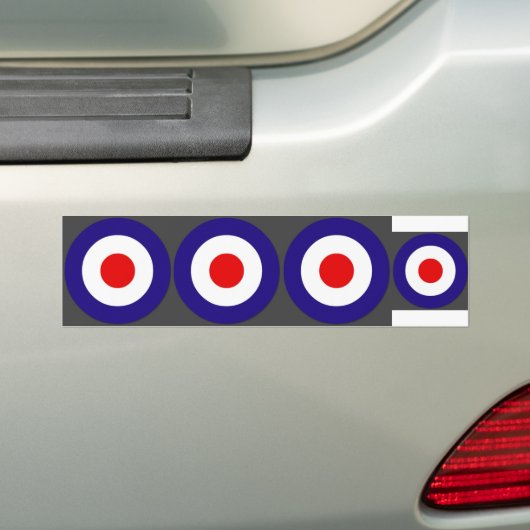 Mod Doel Bumpersticker (Op auto)