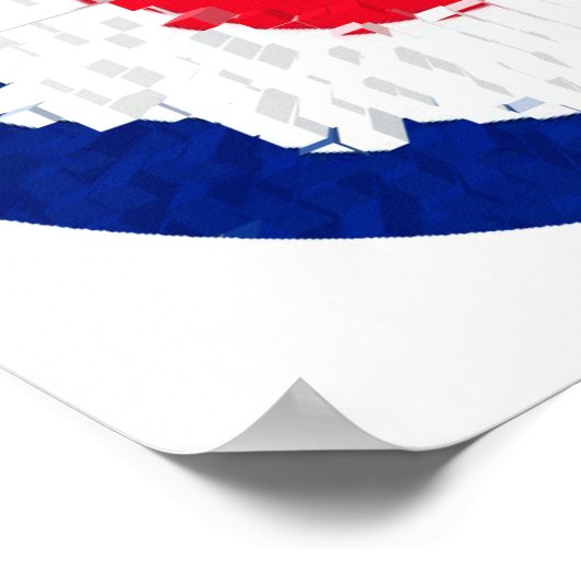 Mod Doel met effect toegepast Poster (Hoek)