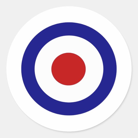 Mod Doel Ronde Sticker (Voorkant)