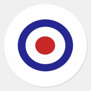 Mod Doel Ronde Sticker