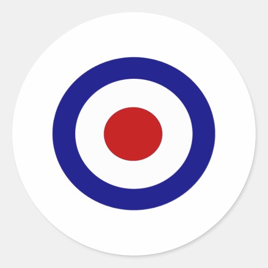 Mod Doel Ronde Sticker (Voorkant)