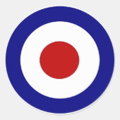 Mod Doel Ronde Sticker (Voorkant)